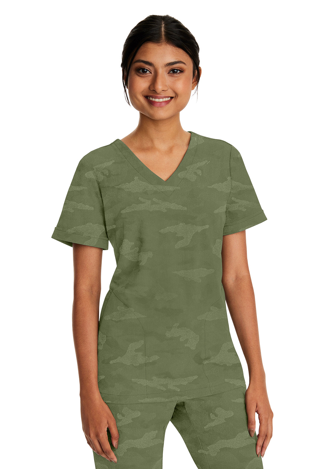 Camiseta con estampado de camuflaje Journey 2353 de Healing Hands Purple Label