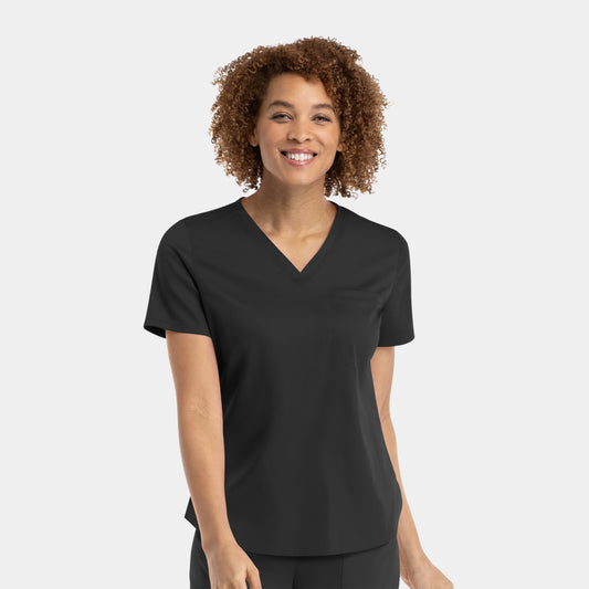 Maevn Matrix 3503 Women's Tuckable V Neck Top
