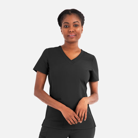 Maevn Matrix Pro 3901 Women's Layered V-Neck Top