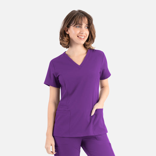 Maevn Momentum 5001 Womens Double V-Neck Top