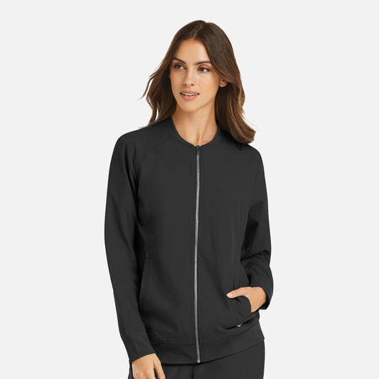 Maevn Momentum 5061 Womens Full Zip Bomber Jacket