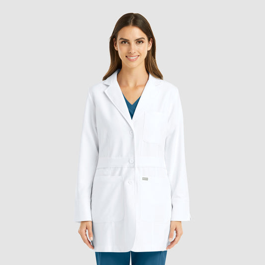 Maevn Momentum Lab Coats 5072 Women's Mid Length Lab Coat