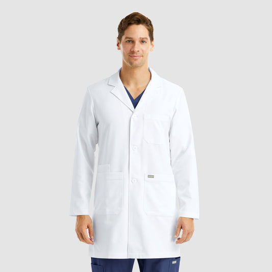 Maevn Momentum Lab Coats 5872 Men's Mid Length Lab Coat