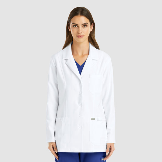 Maevn Momentum Lab Coats 5973 Women's Snap Consultation Lab Coat