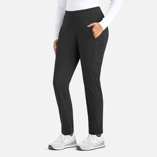 Maevn Focus 60301 Women's Mid Rise Tapered Pant