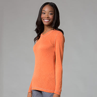 Maevn Knit 6129 Ladies Long Sleeve Modal Tee