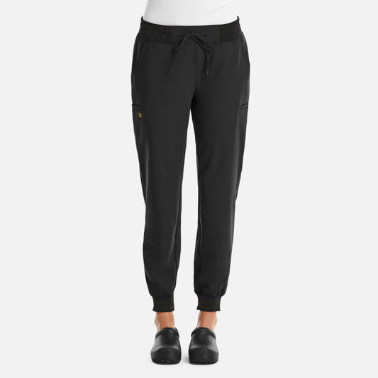 Maevn Matrix Pro 6902 Women's Full Waist Jogger with Metallic Detail