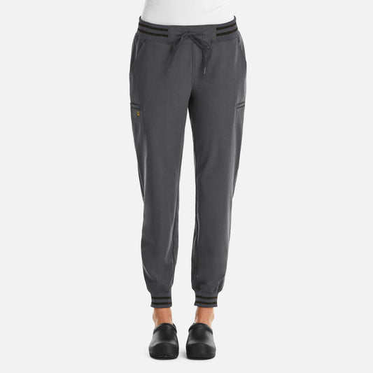 Maevn Matrix Pro 6902 Women's Full Waist Jogger with Metallic Detail
