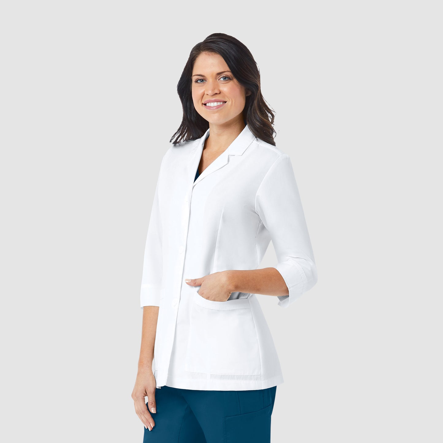 Maevn Labcoat 7126 Women's 3/4 Sleeve Lab Coat