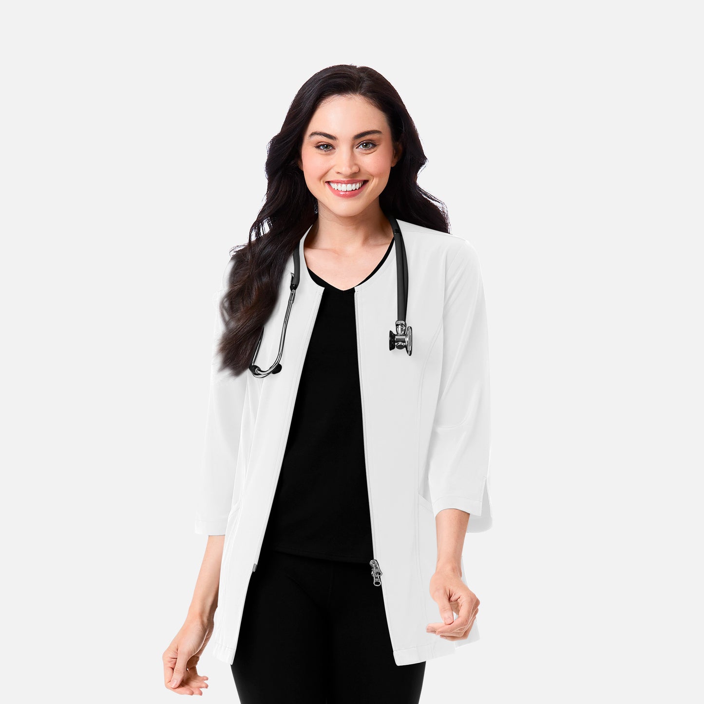 Maevn Smart 8803 Women's 3/4 Sleeve Lab Jacket