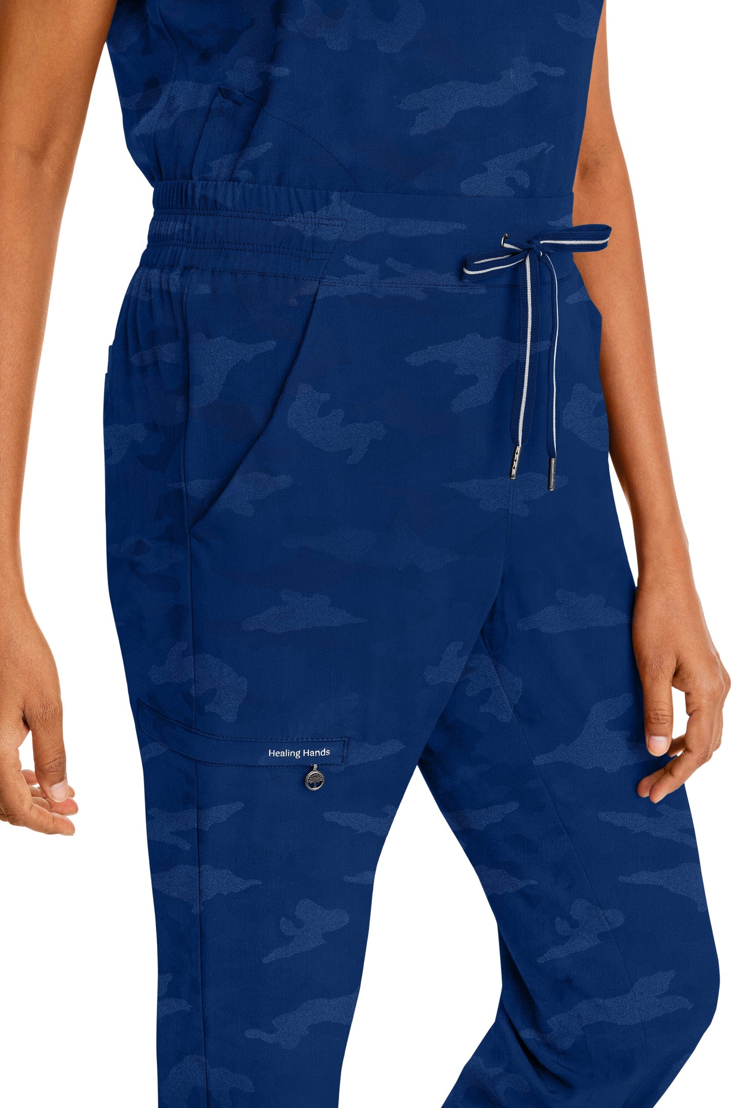 Healing Hands Purple Label 9350 Petite Tate Jogger Camo Pant