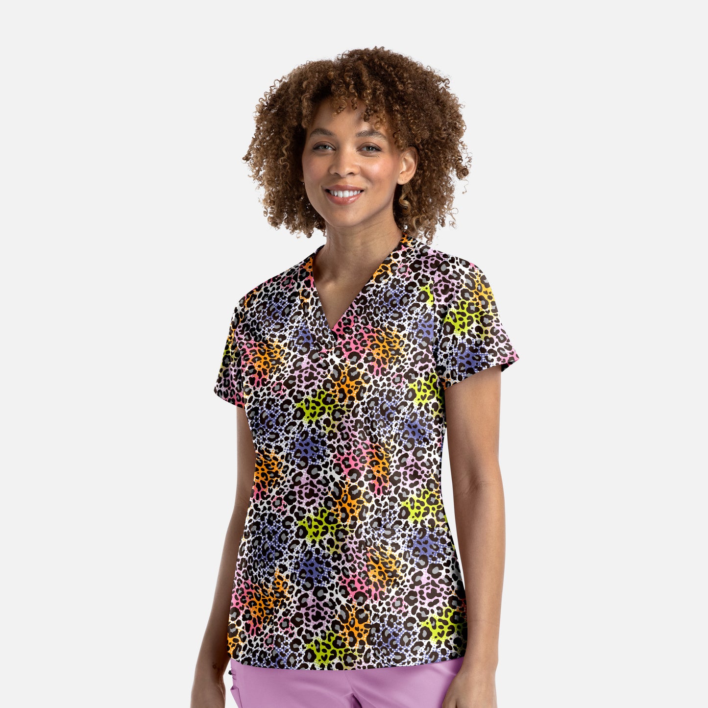Maevn Prints 9800 Women’s V-Neck Print Top
