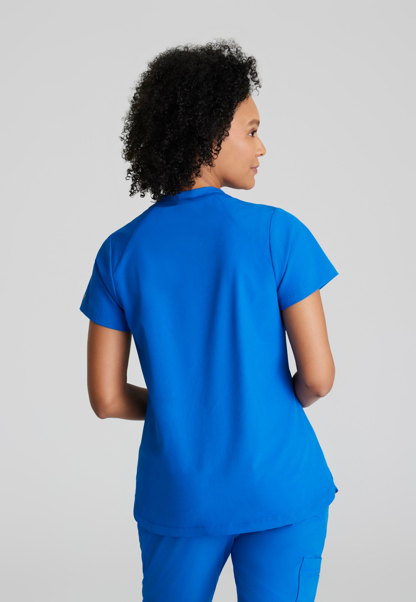 Barco One BOT216 Flux Plus Size 2-Pocket Banded Zip Collar Top