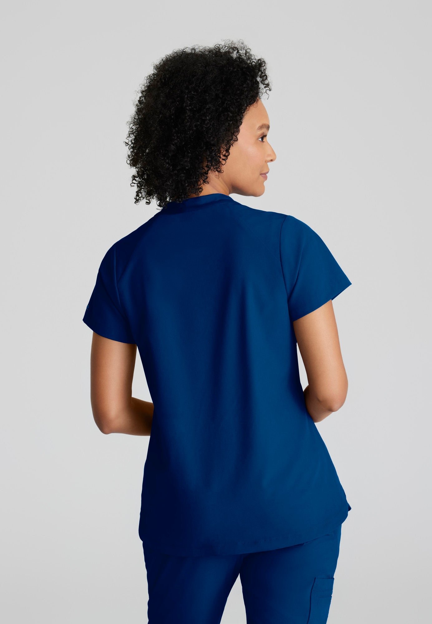 Barco One BOT216 Flux Plus Size 2-Pocket Banded Zip Collar Top