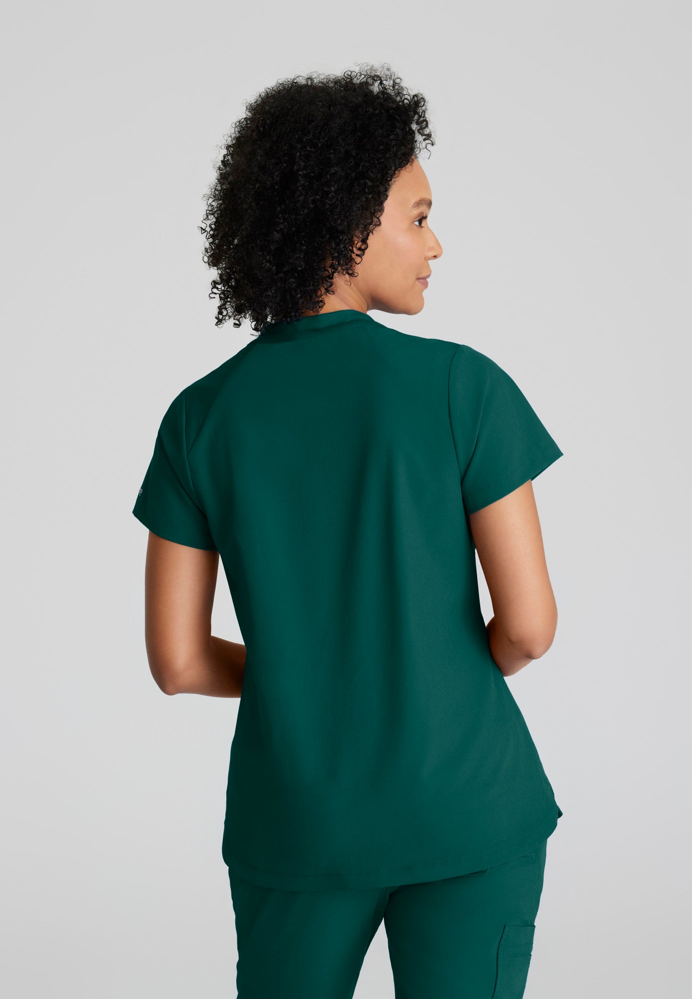 Barco One BOT216 Flux Plus Size 2-Pocket Banded Zip Collar Top