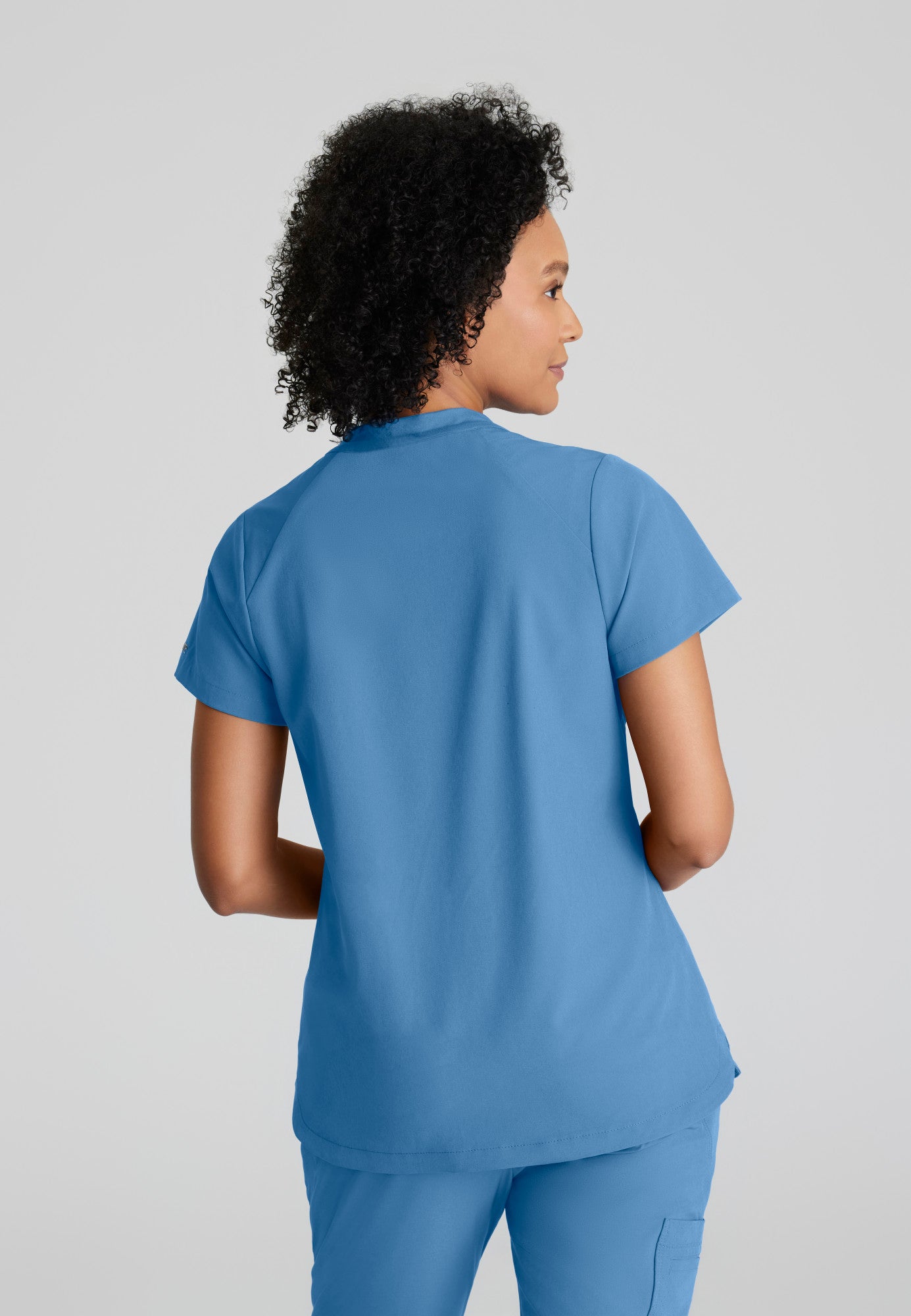 Barco One BOT216 Flux Plus Size 2-Pocket Banded Zip Collar Top