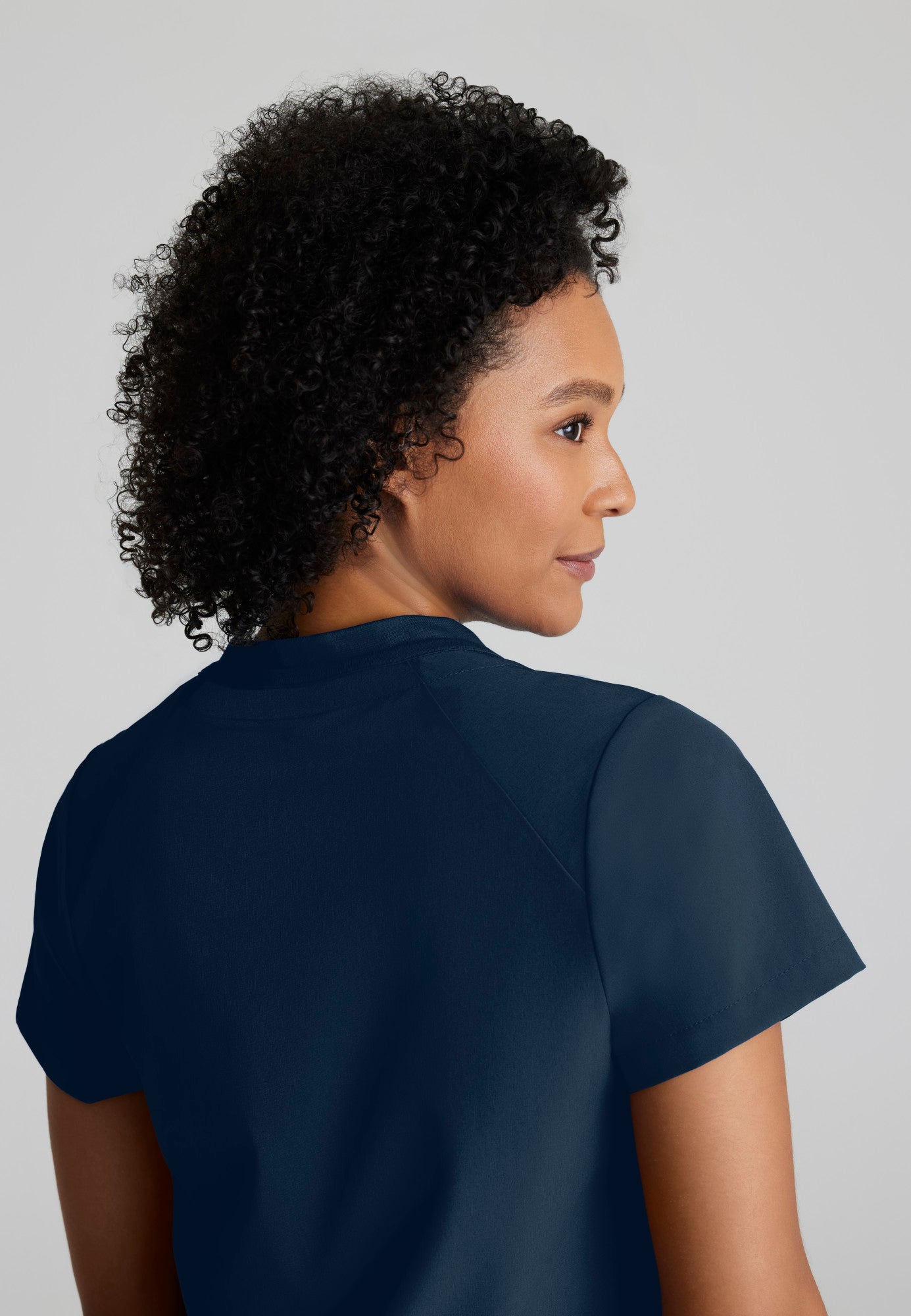 Barco One BOT216 Flux Plus Size 2-Pocket Banded Zip Collar Top