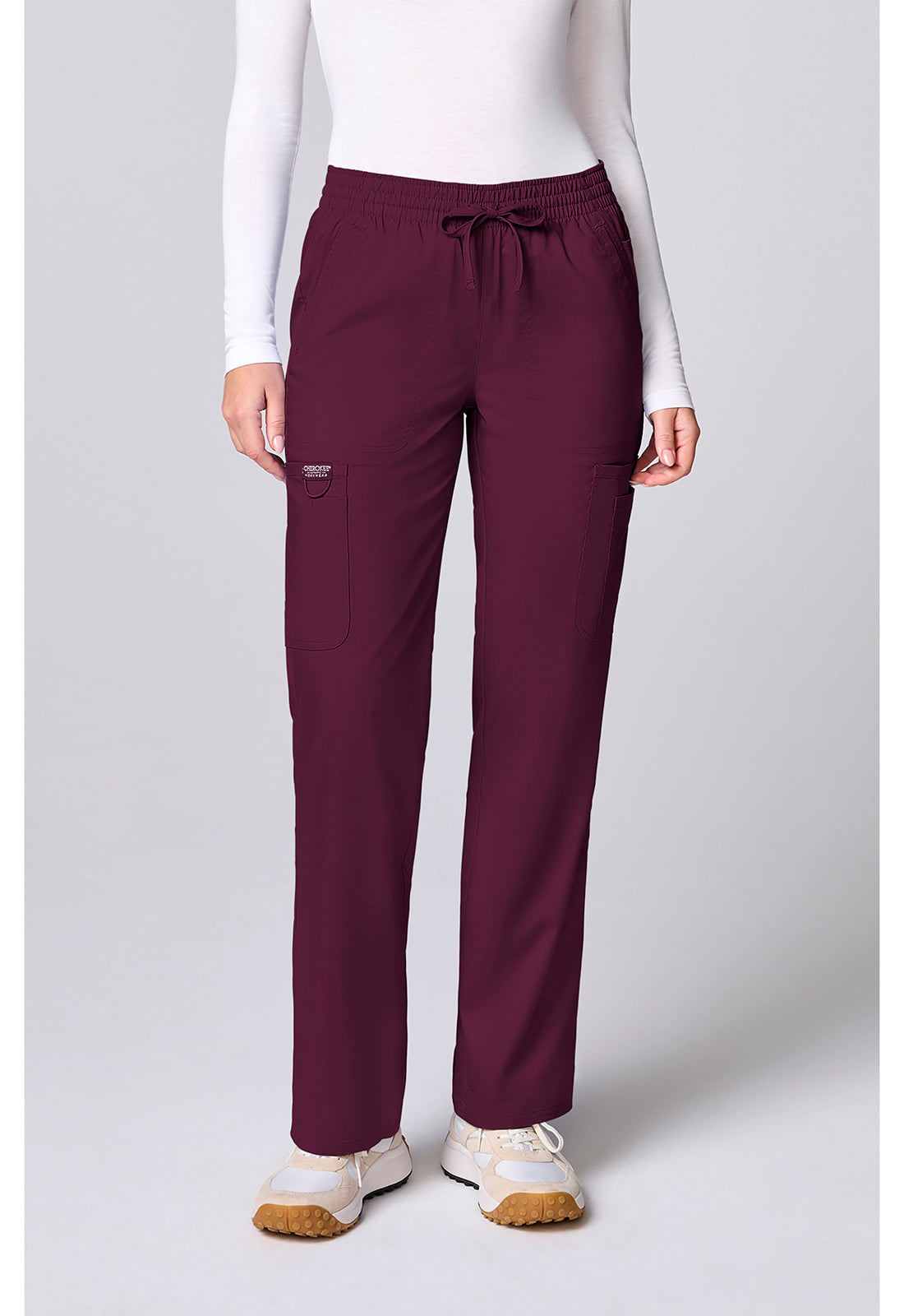 Cherokee WW Revolution Women's CK00002 12 Pockets Straight Leg Pant