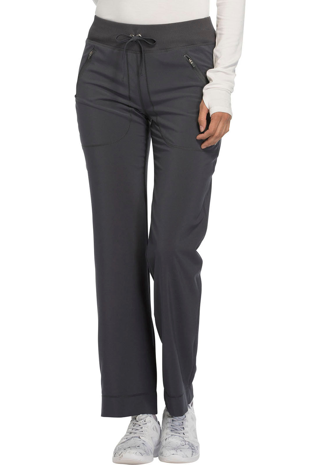 Cherokee Infinity Women's CK100A Mid Rise Tapered Leg Drawstring Pants