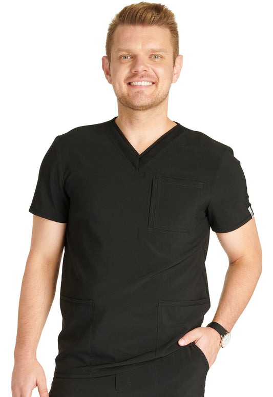 Cherokee Men's CK752A Men's V-Neck Top