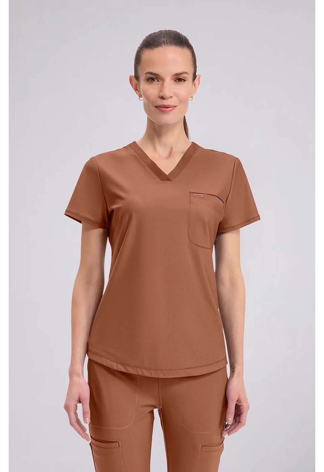 Cherokee Form Women's CK819 Tuckable V-Neck Top