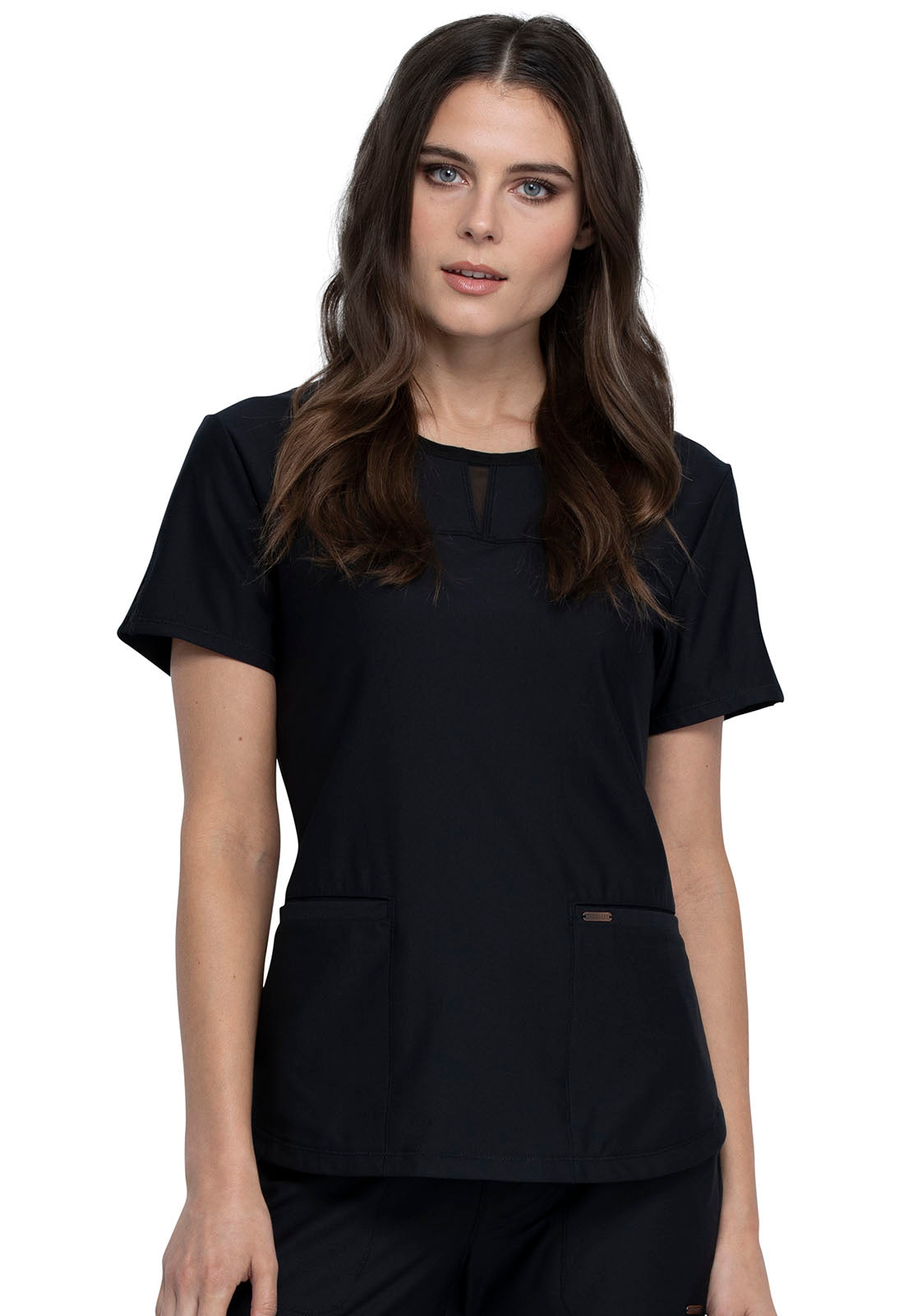Cherokee Form Women's CK841 Round Neck Top