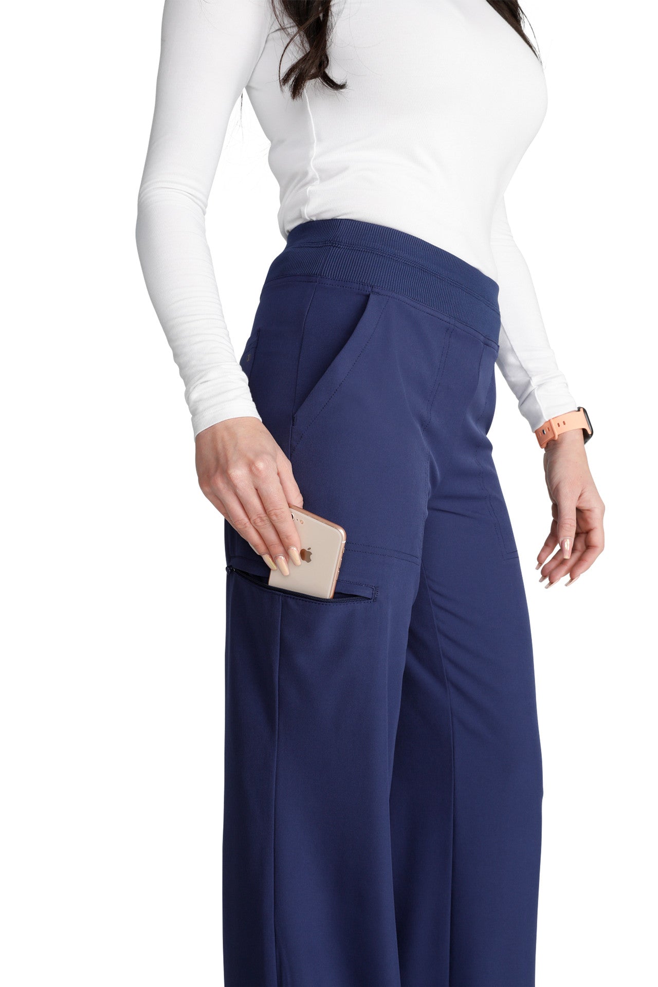 Allura Select Petite CKA 169 Wide Leg Mid Rise Pant