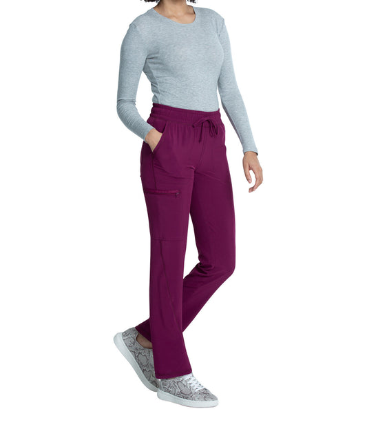 Cherokee Allura Tall CKA 184 Mid Rise Tapered Leg Drawstring Pant