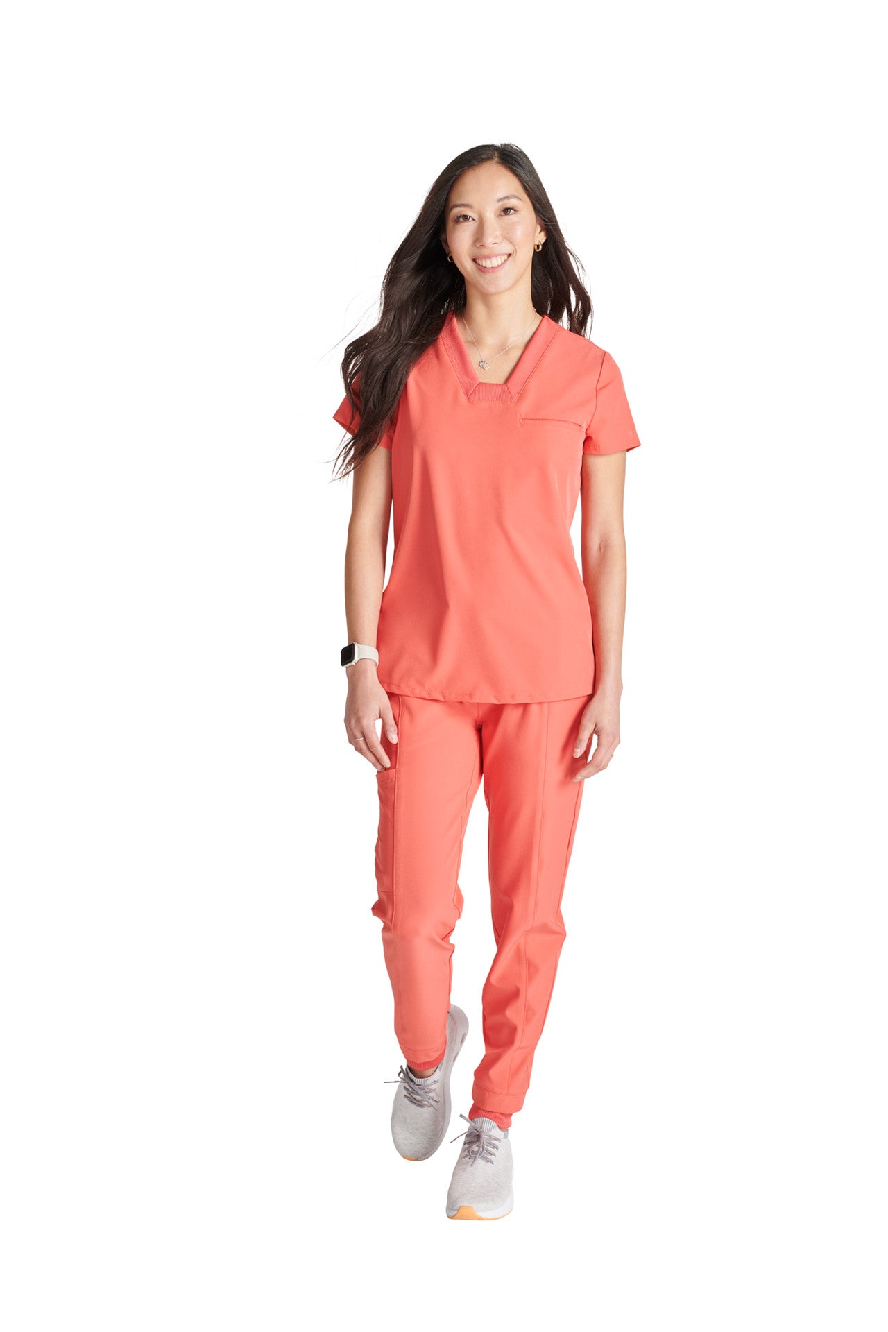 Cherokee Allura Select CKA 667 Mitered V-Neck Top