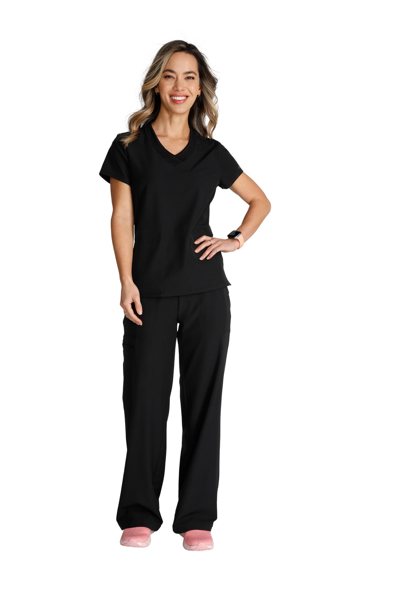 Cherokee Allura Select CKA 669 Stylized V-Neck Top