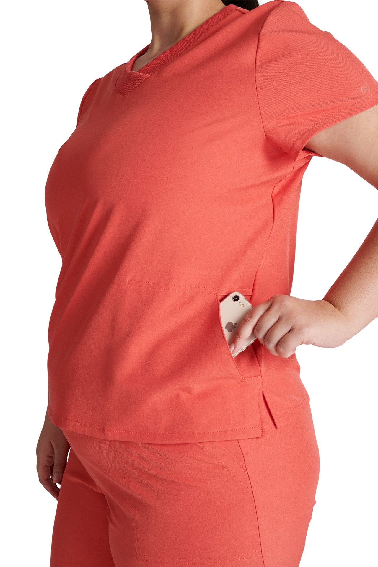 Cherokee Allura Select CKA 669 Stylized V-Neck Top