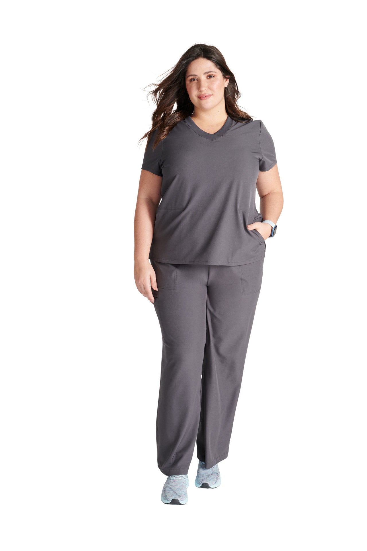 Cherokee Allura Select CKA 669 Stylized V-Neck Top