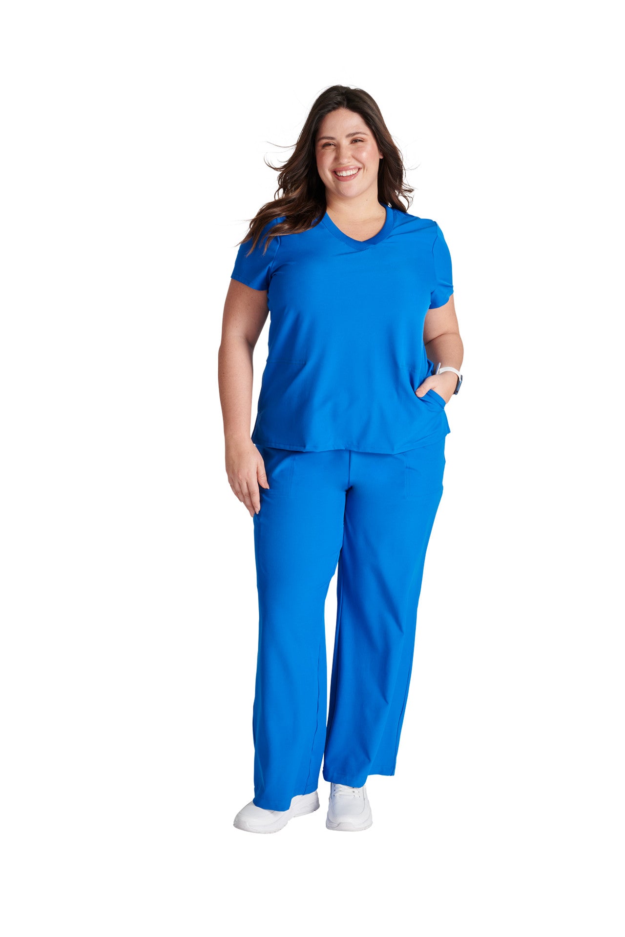 Cherokee Allura Select CKA 669 Stylized V-Neck Top