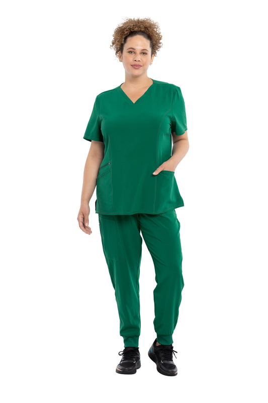 Cherokee Allura CKA 685 3-Pocket V-Neck Top