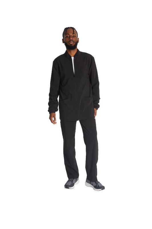 Dickies EDS Essentials DK342 Men's Zip Front 3 Pocket Scrub Jacket