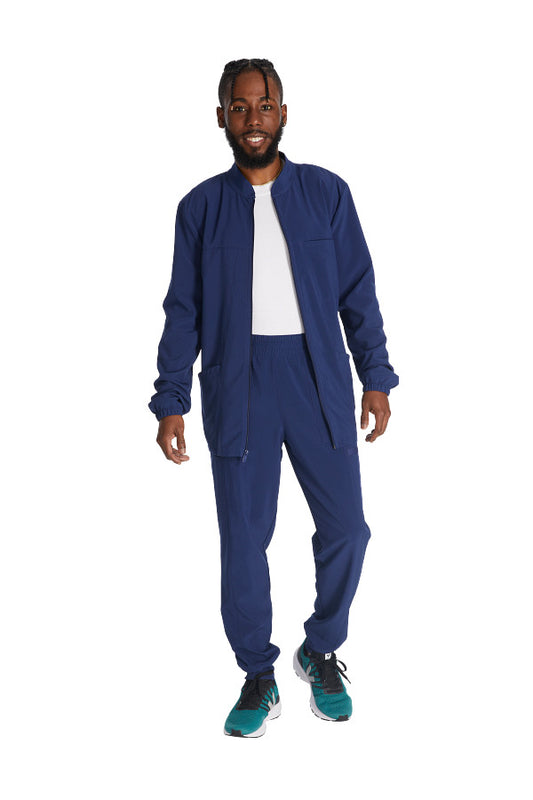 Dickies EDS Essentials DK342 Men's Zip Front 3 Pocket Scrub Jacket
