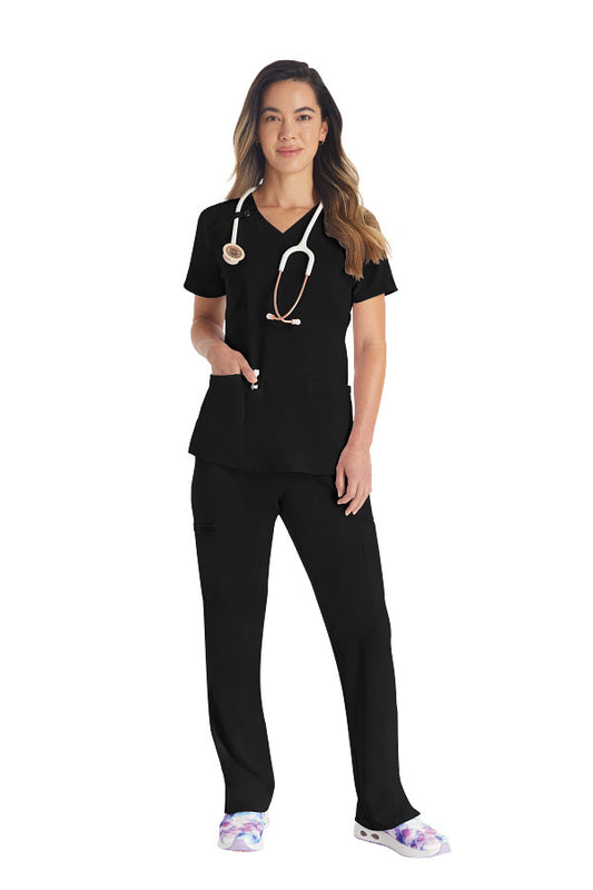 Dickies EDS Essentials DK615 Women's V-Neck Solid Scrub Top