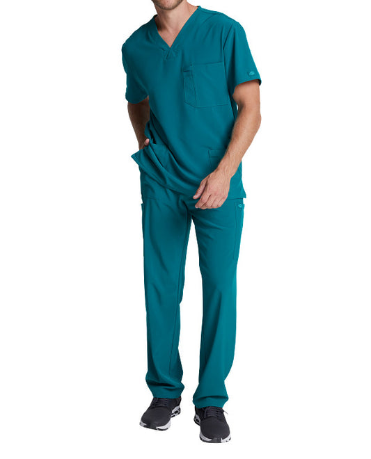Dickies EDS Essentials DK635 Men's V-Neck Solid Scrub Top