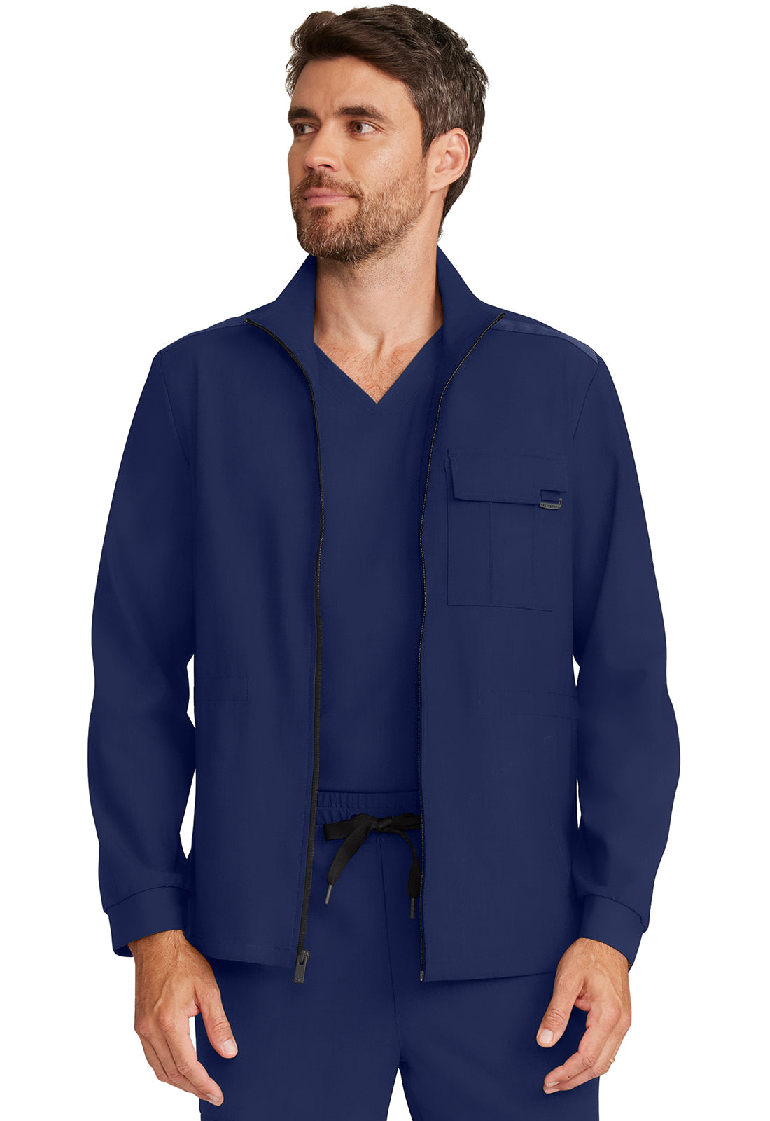 Healing Hands Quest Men's HH361 Men's Zip Front Utility Jacket