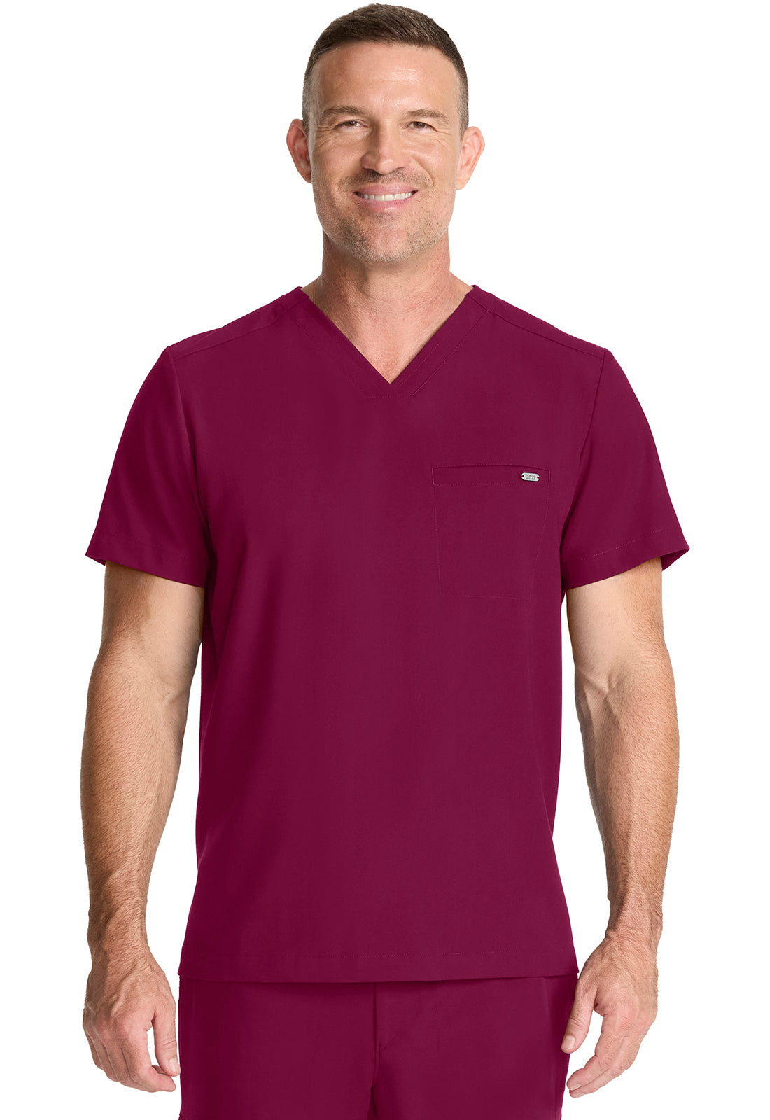 Healing Hands Quest Men's HH758 Men's 1-Pocket V-Neck Top