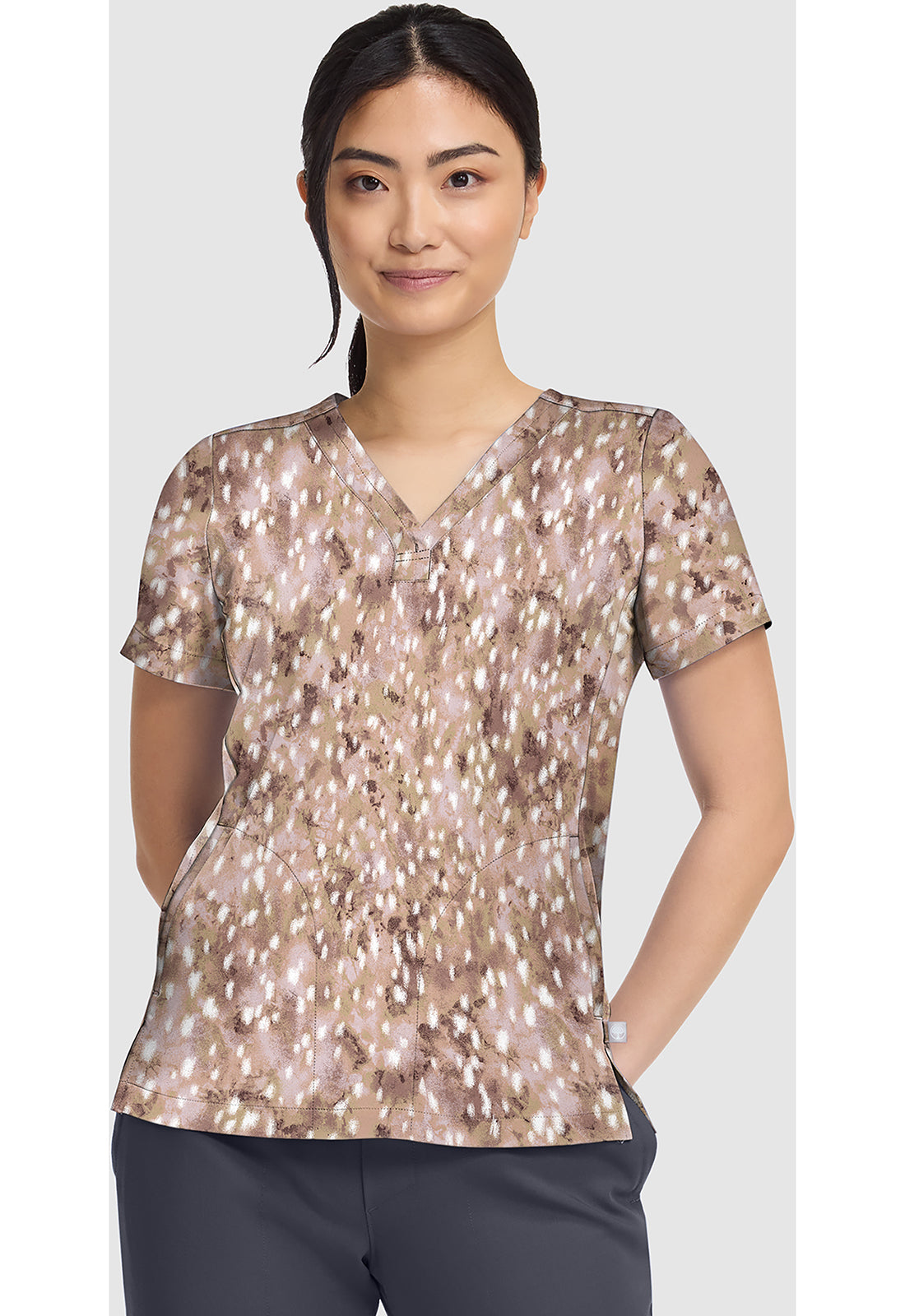 Healing Hands Prints Women's HH906 Briana Print Top