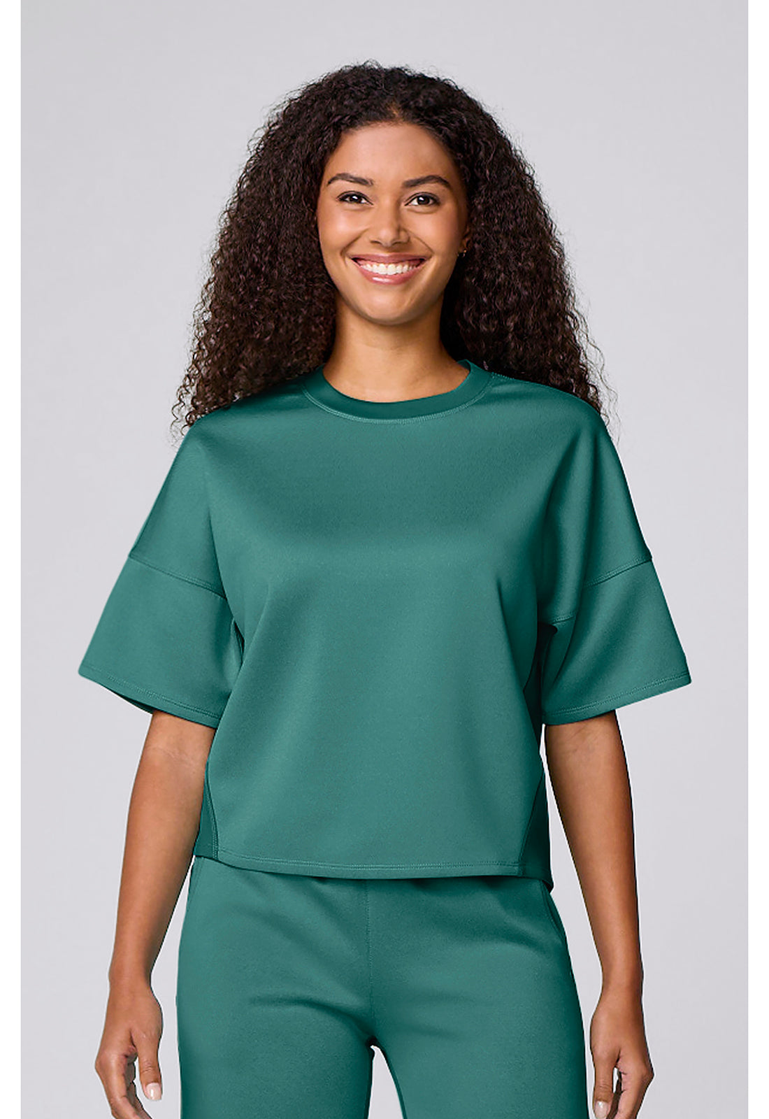 Cherokee Infinity Women's IN00038 Two Tone Scuba Top