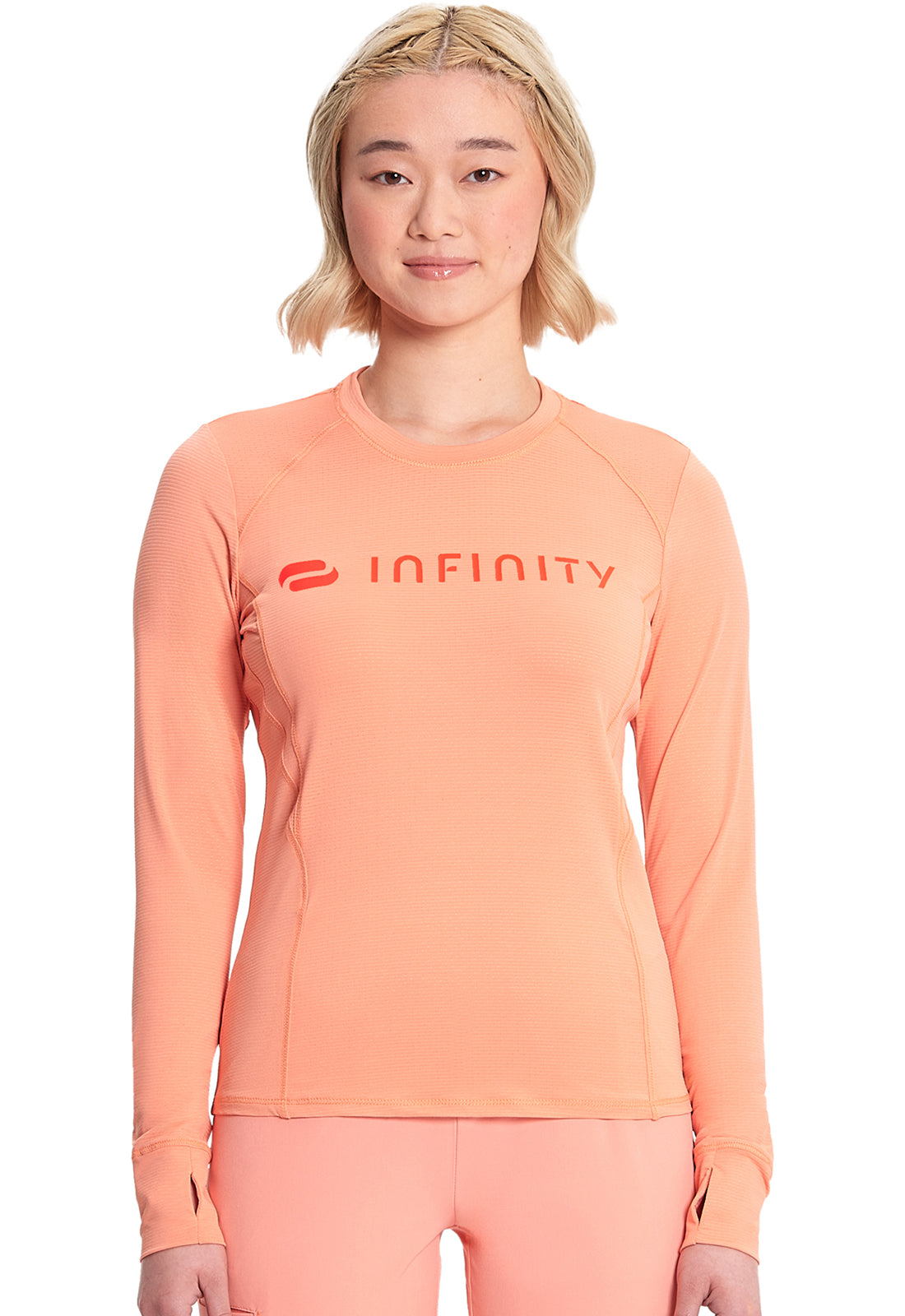 Cherokee Infinity GNR8 Women's IN641 Long Sleeve Logo Performance Underscrub