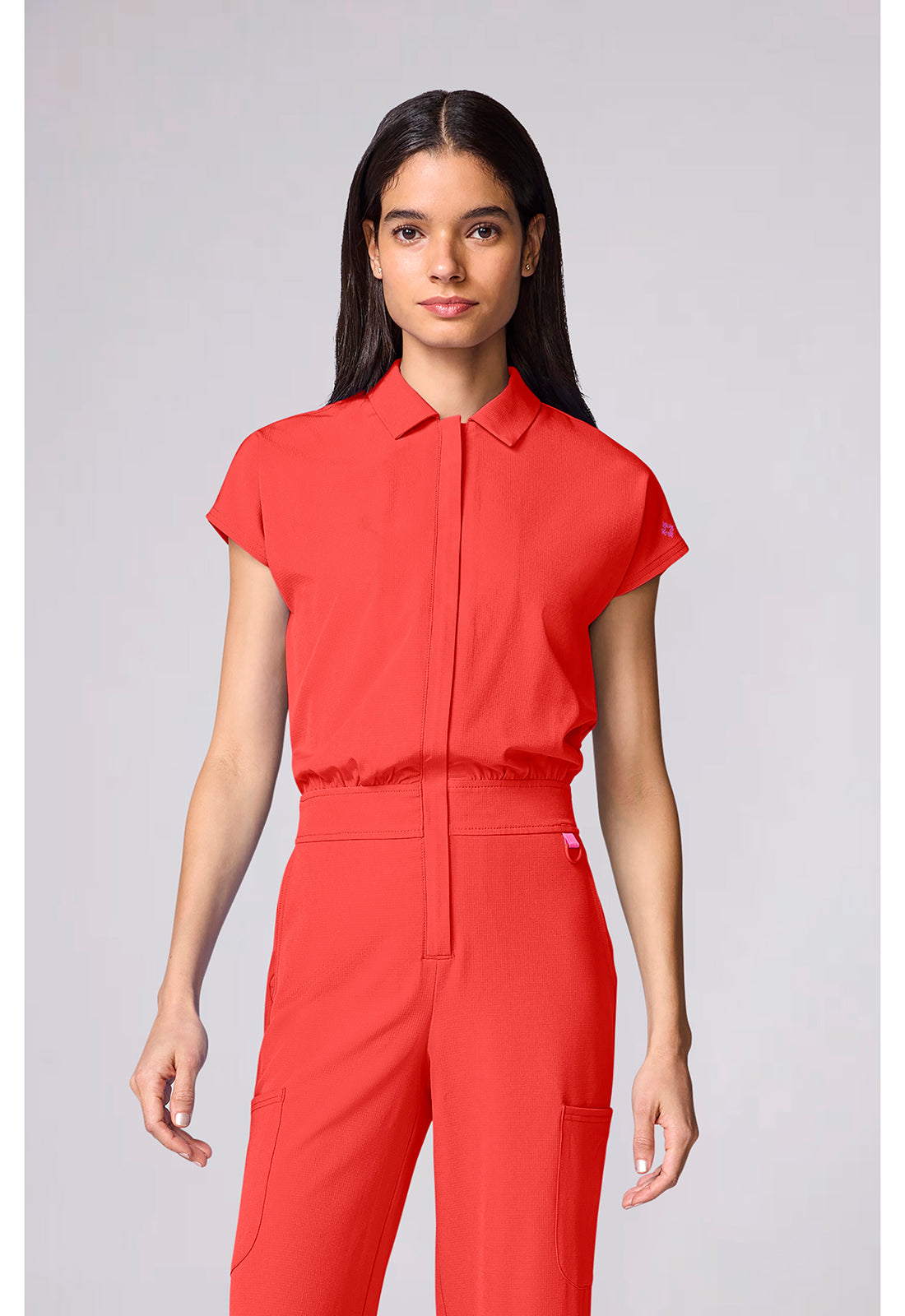 Med Couture Amp Women's MC00018 Dolman Wide Leg Jumpsuit