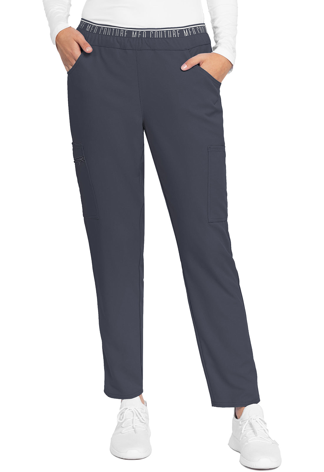 Med Couture Insight Women's MC009 Mid Rise Pull-on Tapered Leg Ankle Pant