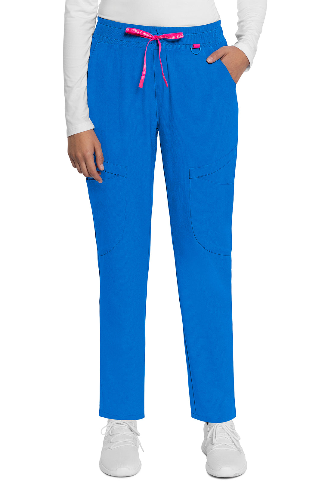 Med Couture Amp Women's MC101 Mid Rise Drawstring Tapered Leg Pant
