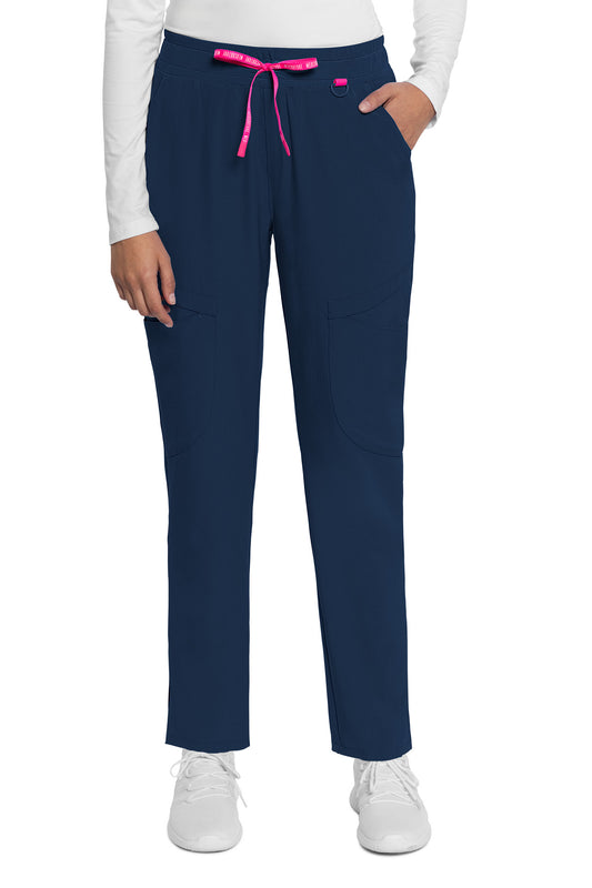 Med Couture Amp MC101 Plus Size Mid Rise Drawstring Tapered Leg Pant