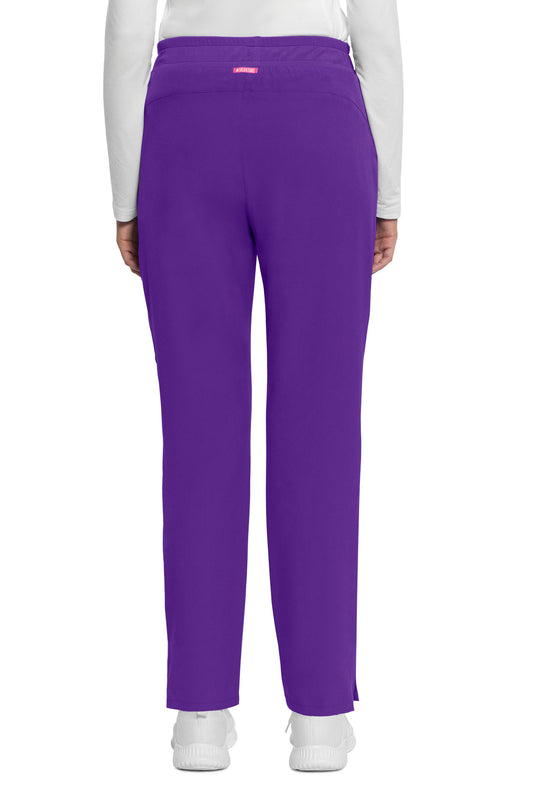 Med Couture Amp MC101 Petite Mid Rise Drawstring Tapered Leg Pant