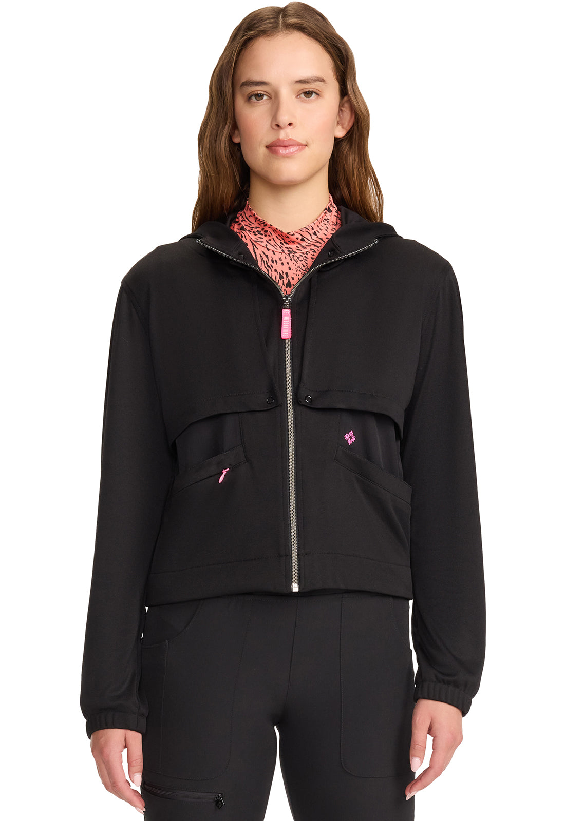 Med Couture Lifestyle Women's MC302 Convertible Windbreaker Jacket