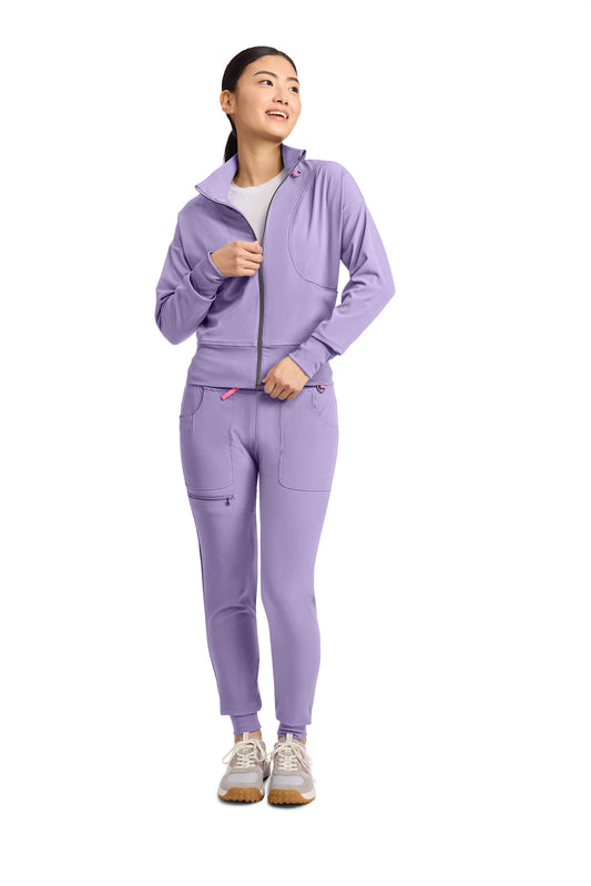 Med Couture Amp MC303 Plus Size Women's Cropped Warm Up Jacket